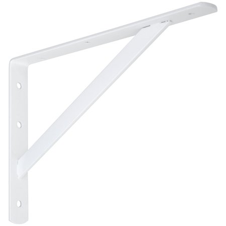 NATIONAL HARDWARE 8.25 in. H X 1.19 in. W X 12 in. D White Steel Shelf Bracket N301-630